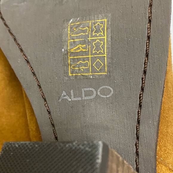 Real leather suede ankle booties heels - Picture 6 of 8